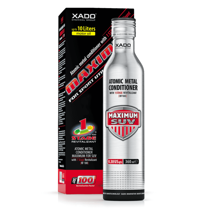 XADO 1 Stage Maximum SUV – Engine Revitalizant for 5–10 Qt. Engines