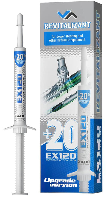 Revitalizant EX120 syringe and packaging on a white background