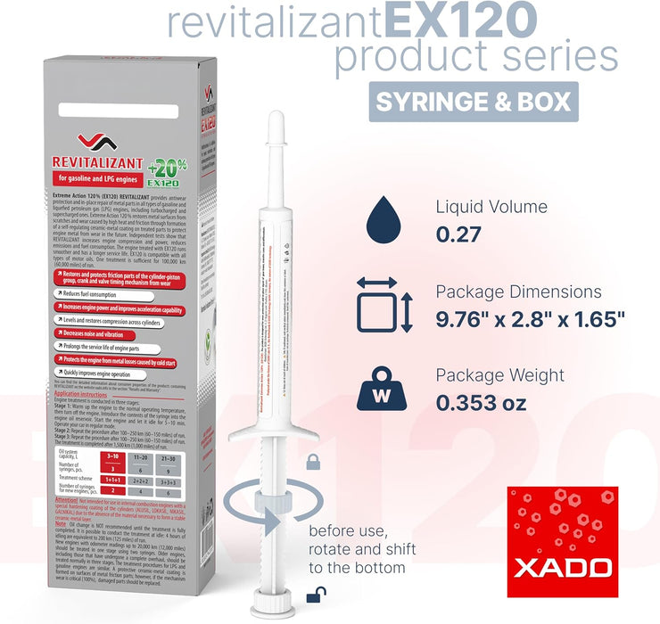 XADO Revitalizant EX120 for gasoline engine